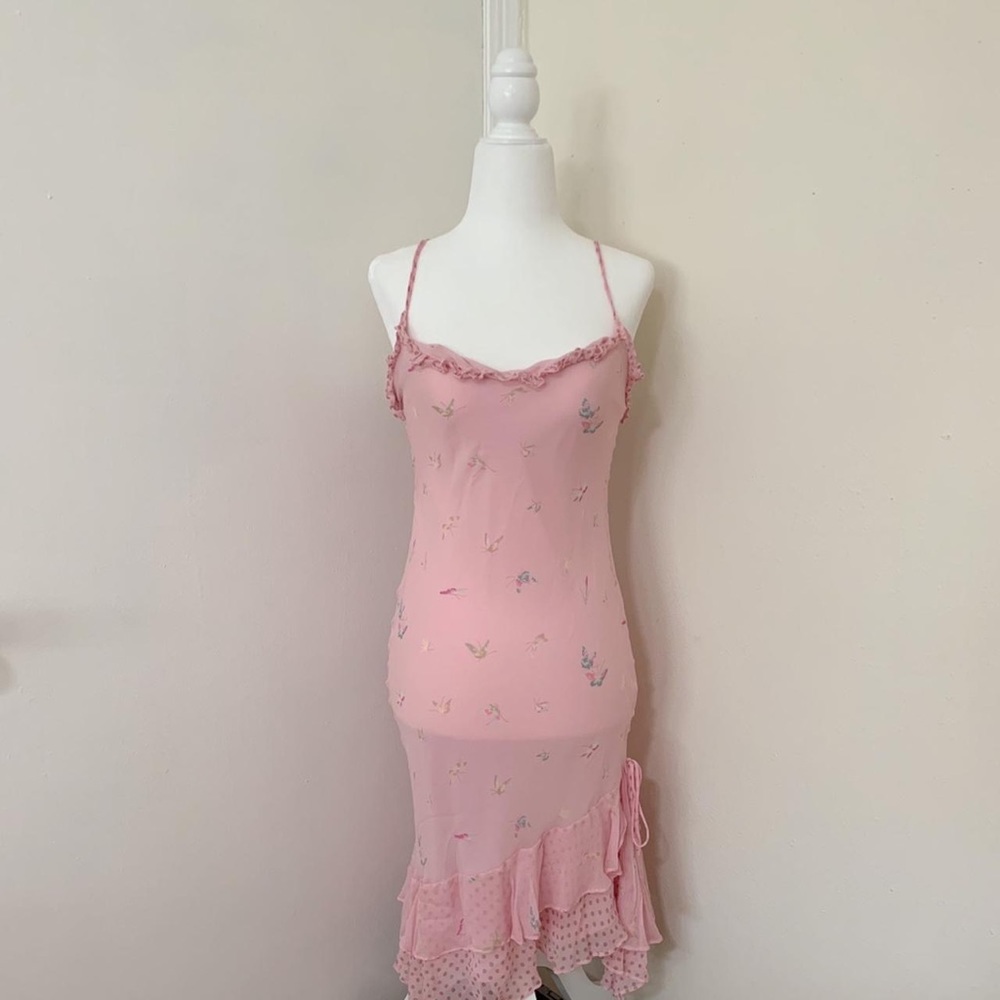 (SOLD Do Not Buy) Vintage Betsey Johnson New York butterfly dress